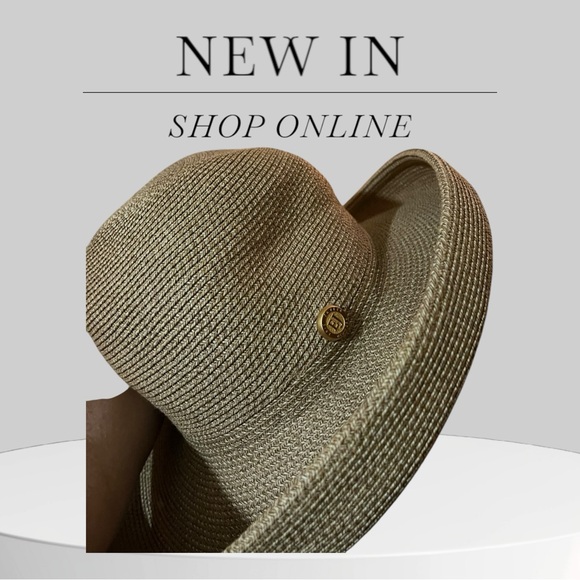Eric Javits Tan Wide-Brimmed Sun Hat - Picture 4 of 10